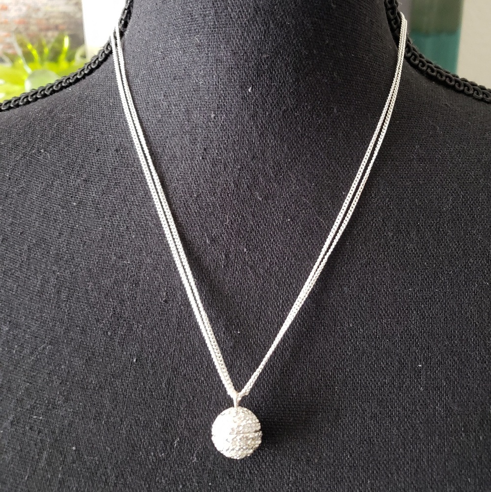 Kenneth Cole New York Silver Pendant Necklace